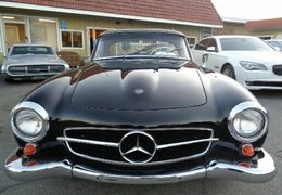 Mercedes-Benz 190 SL American Edition Cabriolet / Roadster 1962 Black Mercedes-Benz 190 SL American Edition Cabriolet / Roadster 1962 Black Car for Sale. 304265