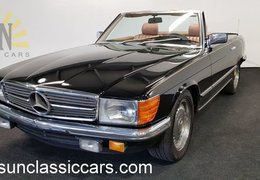 Mercedes-Benz 500 SL Convertible Cabriolet / Roadster 1984 Black Mercedes-Benz 500 SL Convertible Cabriolet / Roadster 1984 Black Car for Sale. 298822