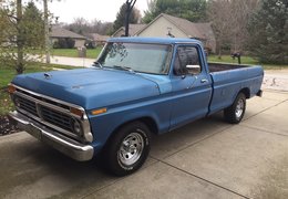 Ford F-150 Styleside Long bed Single Cab Pickup 1977 Blue Ford F-150 Styleside Long bed Single Cab Pickup 1977 Blue Car for Sale. 271208