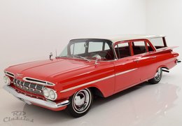 Chevrolet Biscayne Brookwood Wagon Estate Car 1959 Red Chevrolet Biscayne Brookwood Wagon Estate Car 1959 Red Car for Sale. 379694