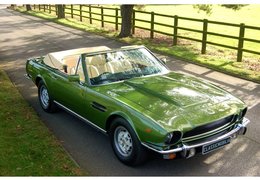 Aston Martin V8 Volante Cabriolet / Roadster 1981 Green Aston Martin V8 Volante Cabriolet / Roadster 1981 Green Car for Sale. 413312