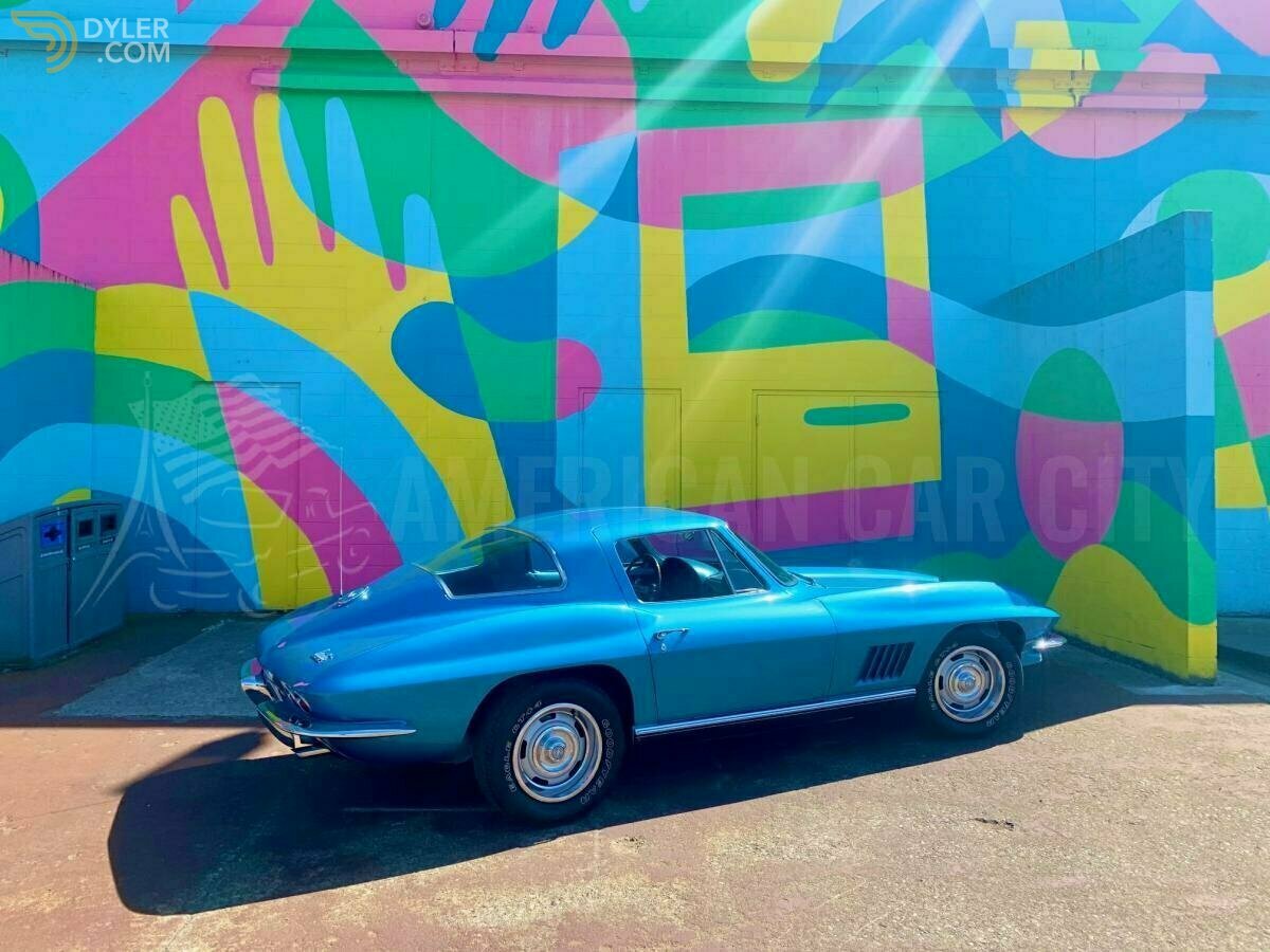 1967 Chevrolet Corvette C2 327 MATCHING MARINA BLUE, foto 2