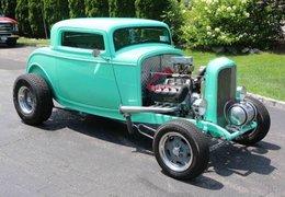 Ford Street Rod 3 Window Gasser Coupe 1932 Green Ford Street Rod 3 Window Gasser Coupe 1932 Green Car for Sale. 413769