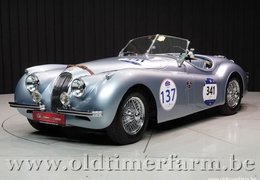 Jaguar XK 120 Open Two Seater Cabriolet / Roadster 1954 Silver Jaguar XK 120 Open Two Seater Cabriolet / Roadster 1954 Silver Car for Sale. 281965