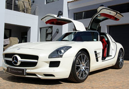 Mercedes-Benz SLS AMG Coupe Coupe 2010 White Mercedes-Benz SLS AMG Coupe Coupe 2010 White Car for Sale. 381254