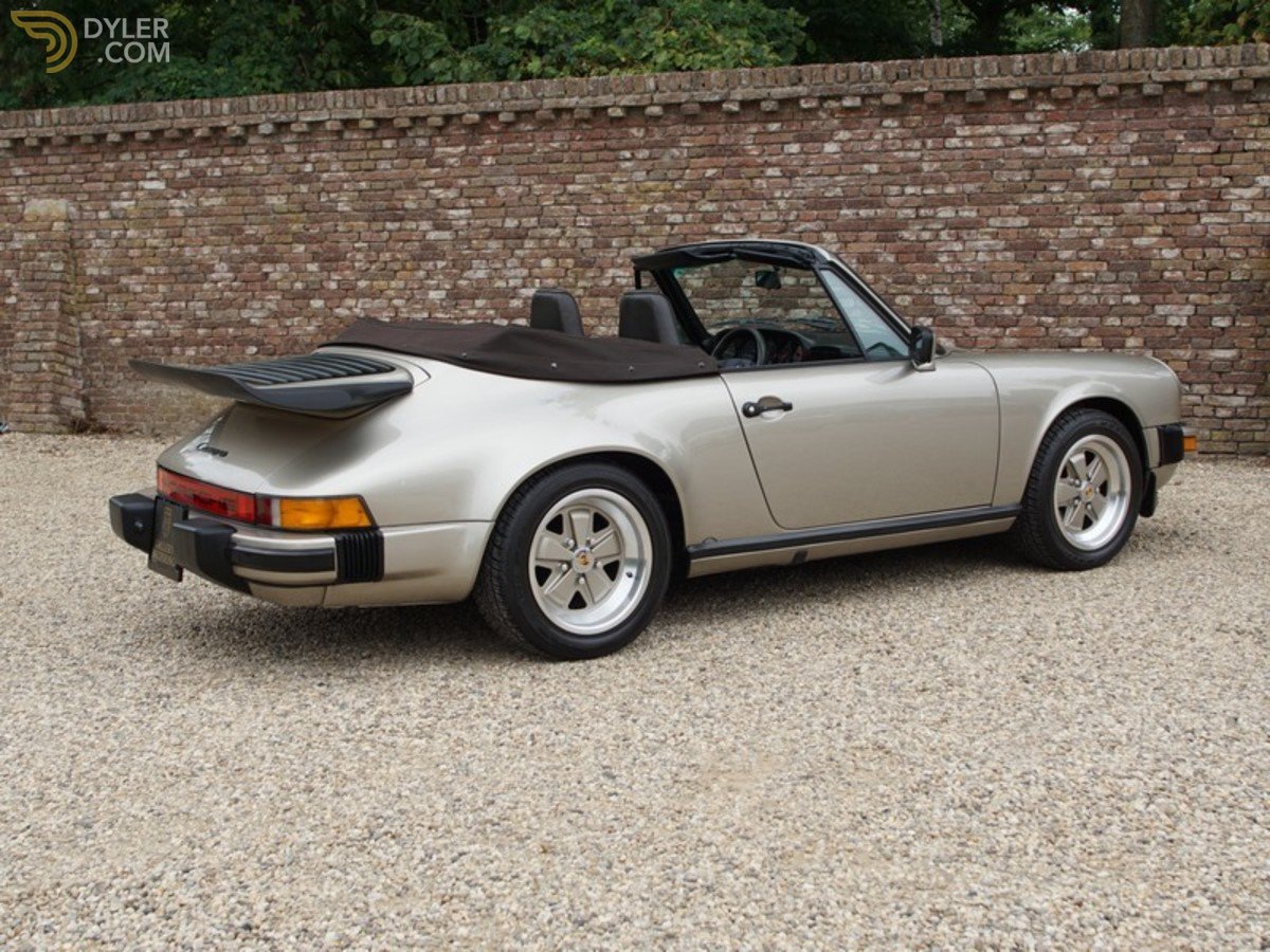 Classic 1985 Porsche 911 3.2 Carrera Convertible for Sale #8796 - Dyler