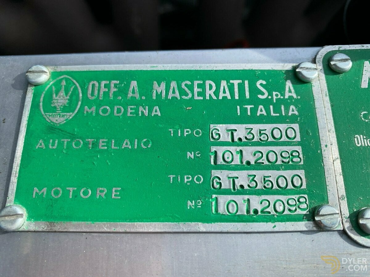 1962 Maserati GT 3500, foto 12