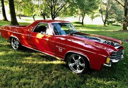 Chevrolet El Camino SS Pickup 1972 Red Chevrolet El Camino SS Pickup 1972 Red Car for Sale. 394732