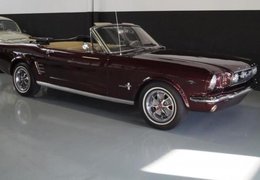 Ford Mustang 289 V8 Convertible Cabriolet / Roadster 1966 Burgundy Ford Mustang 289 V8 Convertible Cabriolet / Roadster 1966 Burgundy Car for Sale. 344832