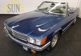 Mercedes-Benz 280 SL Cabriolet / Roadster 1984 Blue 1984 Mercedes-Benz 280 SL automatic Car for Sale. 296262