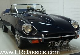 Jaguar E-Type S2 Cabrio Cabriolet / Roadster 1969 Blue 1969 Jaguar E-Type S2 Cabriolet Restored Car for Sale. 450462