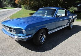 Ford Mustang Fastback GT K code Coupe 1967 Blue Ford Mustang Fastback GT K code Coupe 1967 Blue Car for Sale. 238700