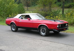 Ford Mustang Convertible 1973 Red Ford Mustang Convertible 1973 Red Car for Sale. 241879