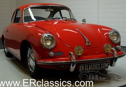 Porsche 356 C Coupe Coupe 1964 Red 1964 Porsche 356 C Coupe 1964 All around discs Car for Sale. 241955