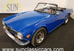 Triumph TR6 Overdrive Cabriolet / Roadster 1974 Blue Triumph TR6 Overdrive Cabriolet / Roadster 1974 Blue Car for Sale. 245661