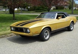 Ford Mustang Convertible Cabriolet / Roadster 1973 Gold Ford Mustang Convertible Cabriolet / Roadster 1973 Gold Car for Sale. 248131