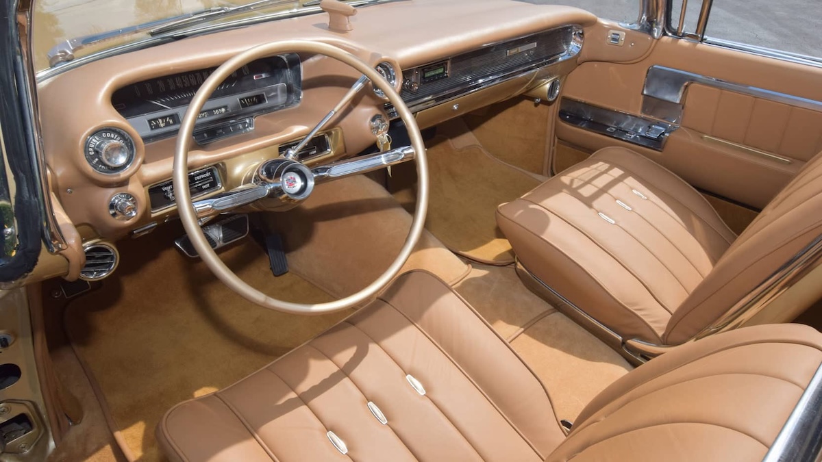 1960 Cadillac interior